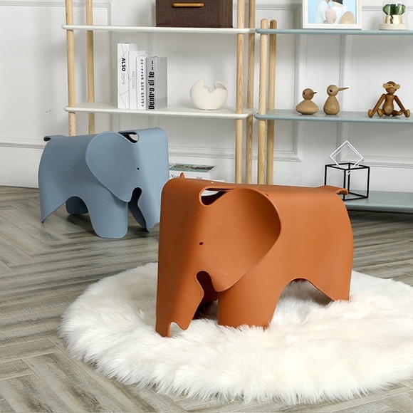 VITRA EAMES ELEPHANT STOOL NEW! Best home gift Chair for kids and adluts - Picture 2 of 4